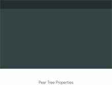 Tablet Screenshot of peartreeproperties.com